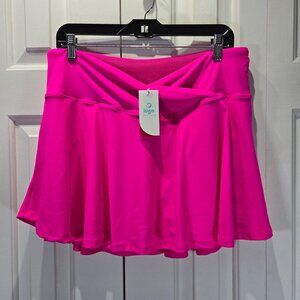 NWT Women’s Hot Pink Athletic Skort with Inside Pockets – Size XL